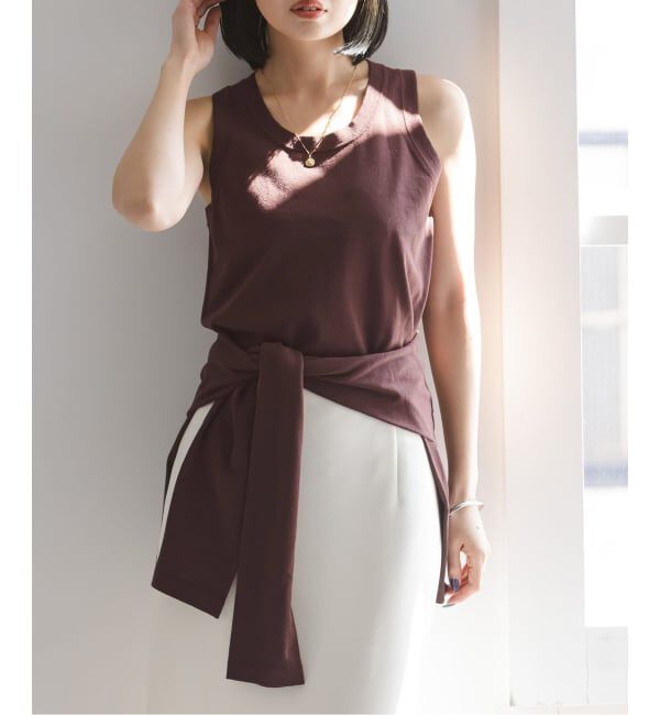 NOBLE「《予約》18G CO/PL タンク」|タンクトップ|