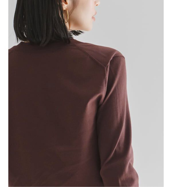 NOBLE「《予約》18G CO/PL クルーカーディガン」|カーディガン|