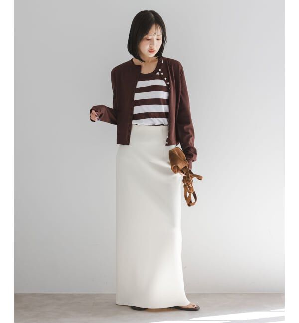 NOBLE「《予約》18G CO/PL クルーカーディガン」|カーディガン|