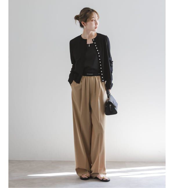 NOBLE「《予約》18G CO/PL クルーカーディガン」|カーディガン|