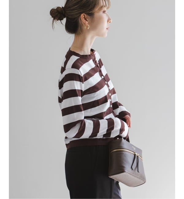 NOBLE「《予約》18G CO/PL クルーカーディガン」|カーディガン|