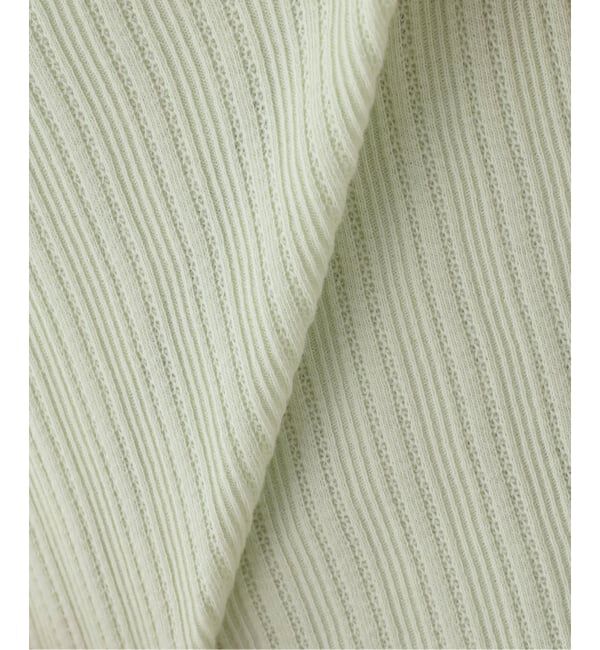 FRAMeWORK「JANE SMITH/ジェーンスミス cotton eyelet rib up down cam」|タンクトップ|