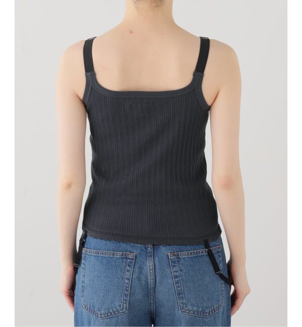 FRAMeWORK「JANE SMITH/ジェーンスミス cotton eyelet rib up down cam」|タンクトップ|
