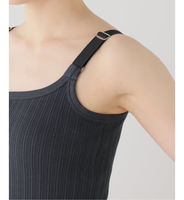 FRAMeWORK「JANE SMITH/ジェーンスミス cotton eyelet rib up down cam」|タンクトップ|