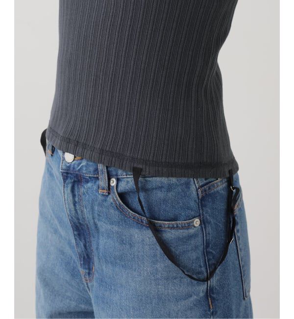 FRAMeWORK「JANE SMITH/ジェーンスミス cotton eyelet rib up down cam」|タンクトップ|