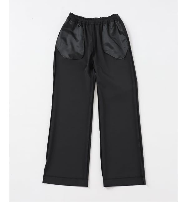 Spick and Span「《追加予約》スリットイージーパンツ」|スラックス|