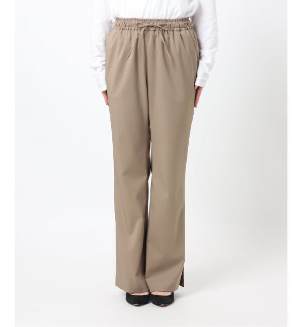 Spick and Span「《追加予約》スリットイージーパンツ」|スラックス|