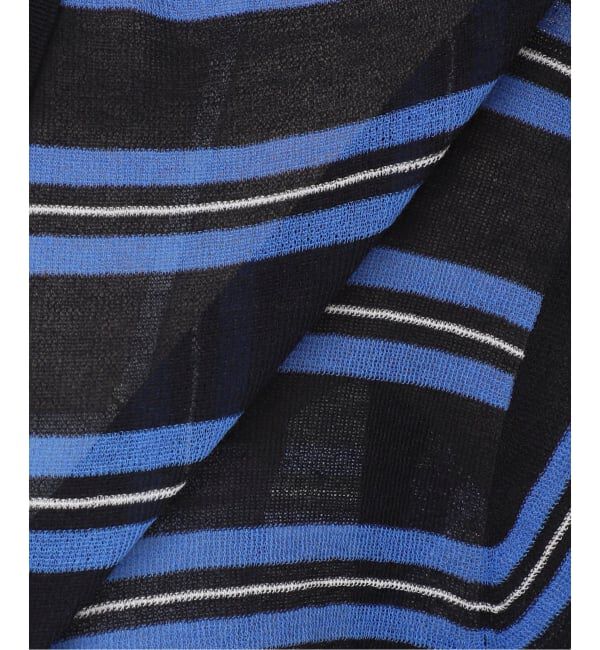 FRAMeWORK「≪予約≫シアーボーダーポロシャツニット」|ニット・セーター|