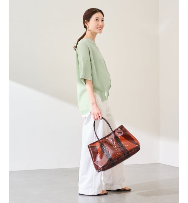 FRAMeWORK「≪追加予約≫裏天竺 キーネックプルオーバー」|ニット・セーター|