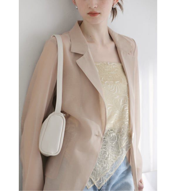  「《予約》【洗える】ウォッシャブルシングルシアージャケット」|テーラードジャケット|