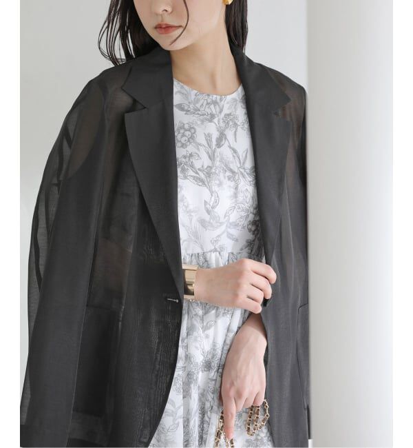  「《予約》【洗える】ウォッシャブルシングルシアージャケット」|テーラードジャケット|