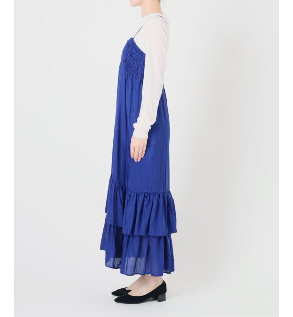  「《予約》【洗える】キャミティアードワンピース」|ワンピース|