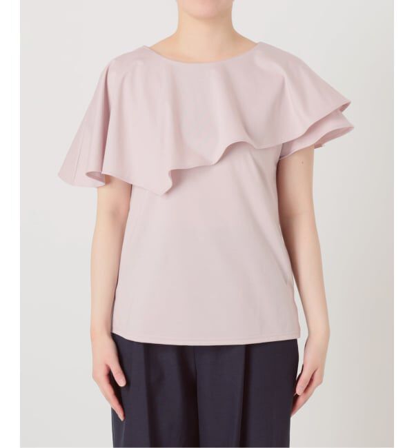  「《予約》【洗える】ケープカットソー」|Tシャツ・カットソー|