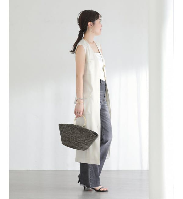  「《予約》【洗える】ジレ2WAYワンピース」|ワンピース|