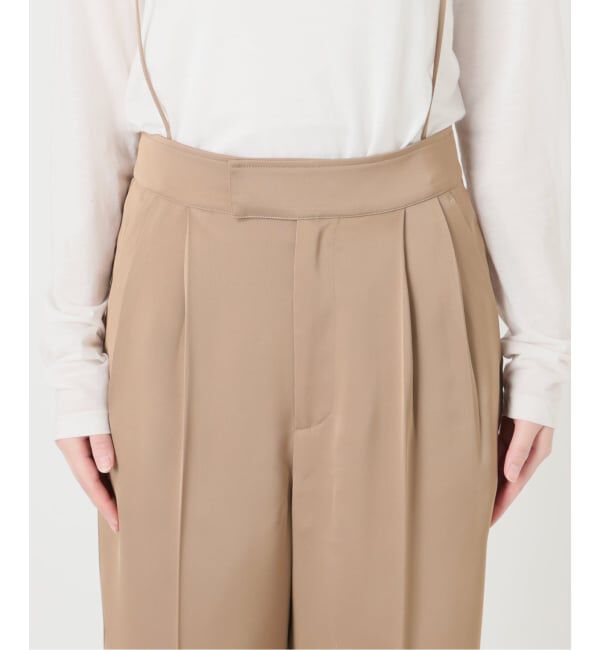  「《予約》【洗える】2WAYリラクシーサスパンツ」|スラックス|