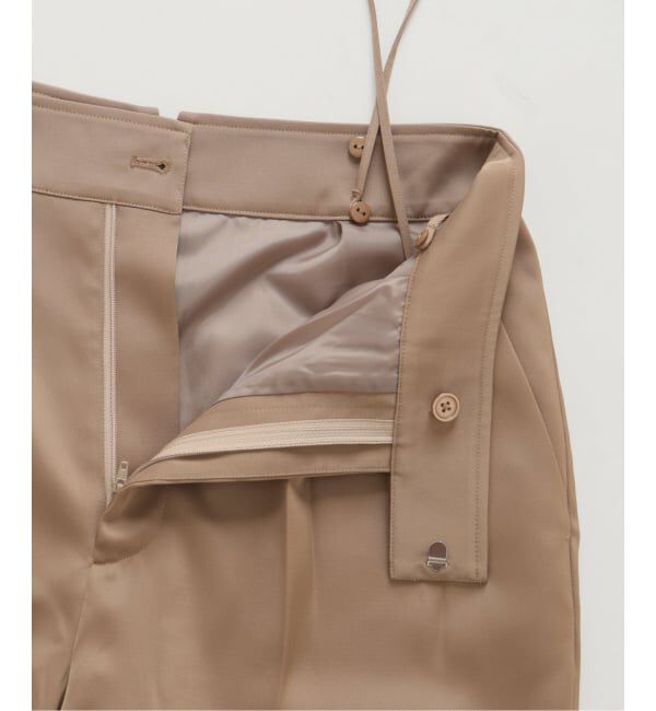  「《予約》【洗える】2WAYリラクシーサスパンツ」|スラックス|