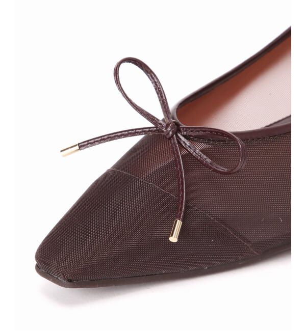  「《予約》3.5cmチュールバレエパンプス」|パンプス|