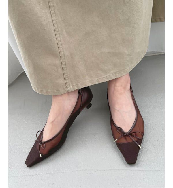  「《予約》3.5cmチュールバレエパンプス」|パンプス|