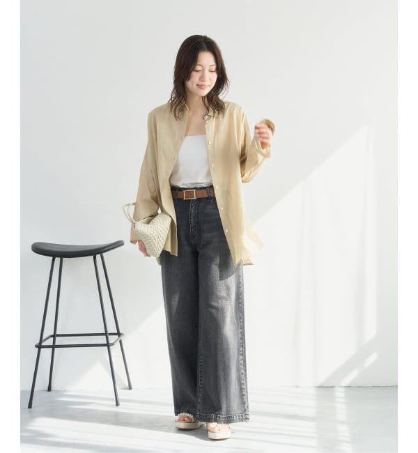  「《追加予約》4cmパールプラットサンダル」|サンダル|