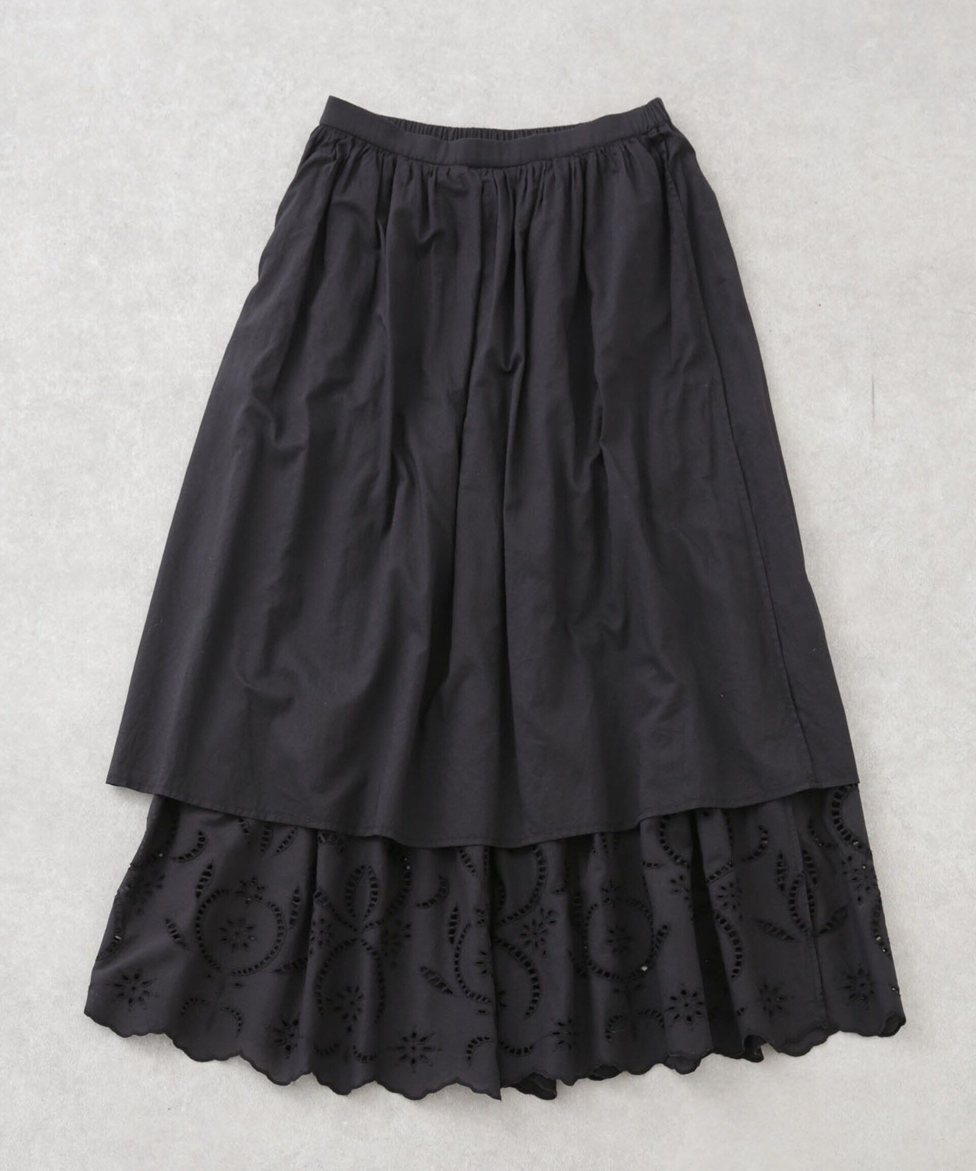 nano･universe「インドシフリー刺繍スカート」|スカート|