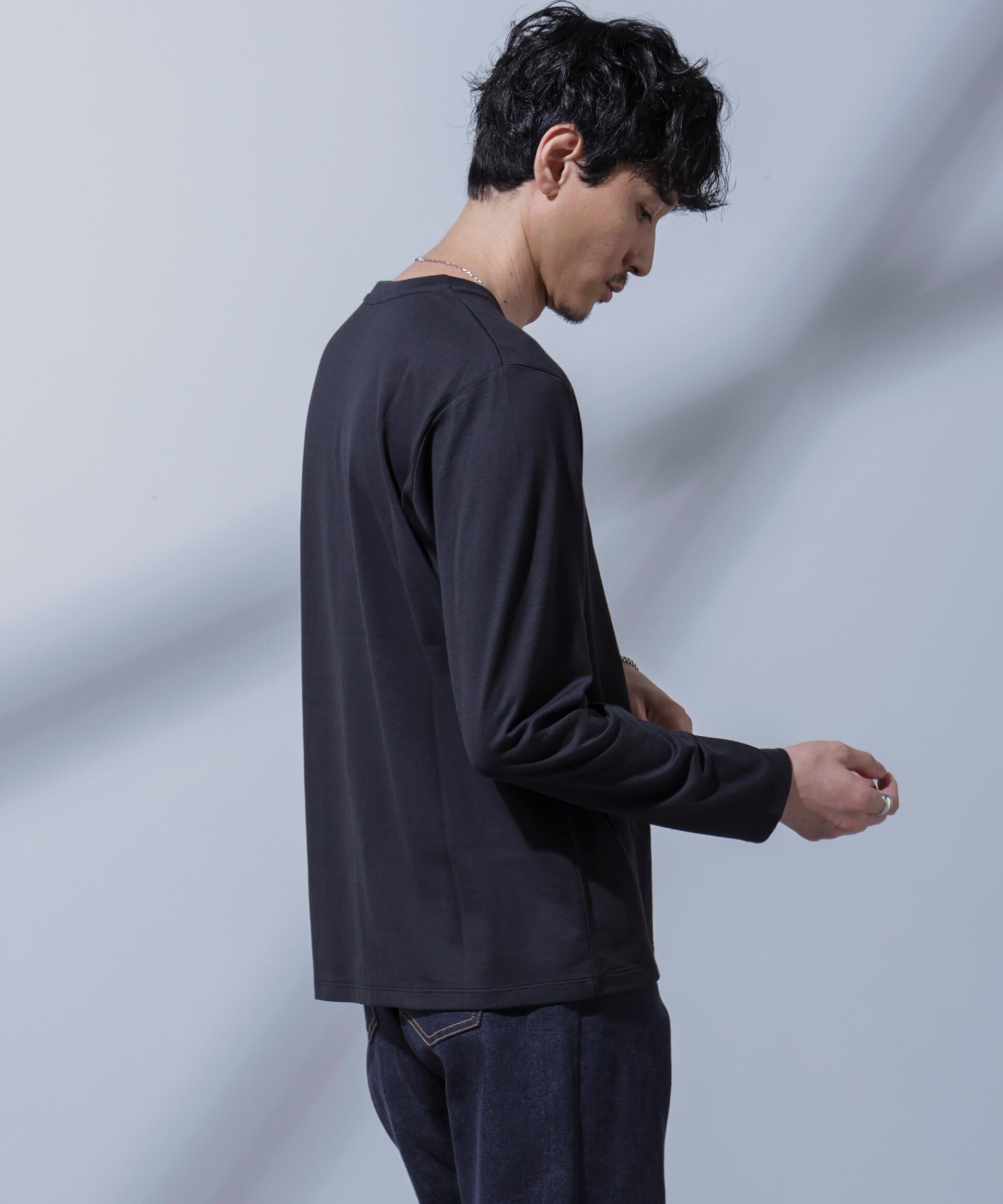 nano･universe「Anti Soaked(R)  汗染み防止 VネックTシャツ」|Tシャツ・カットソー|