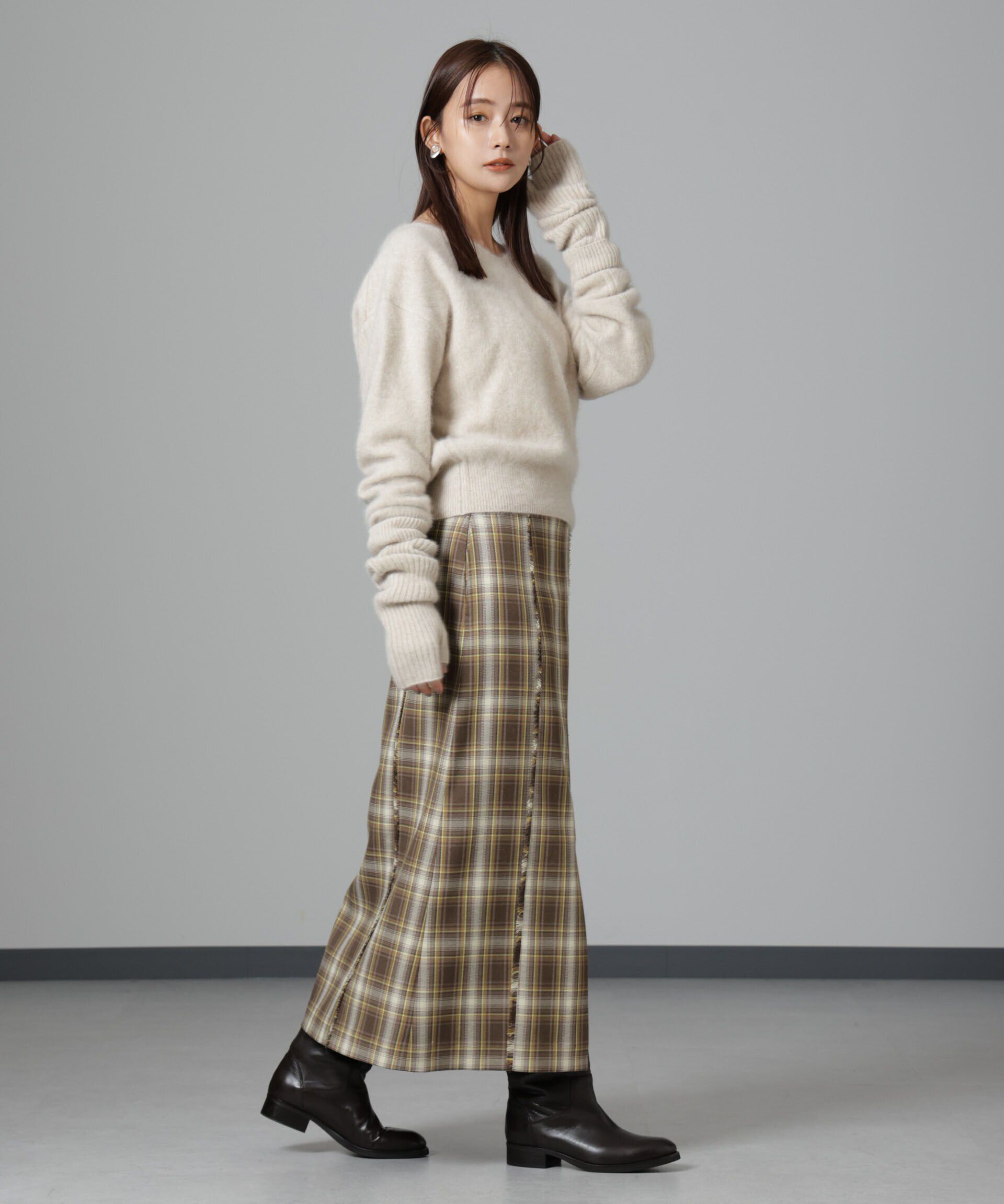 nano･universe「ウォッシャブルフォックスVネックプルオーバー」|ニット・セーター|