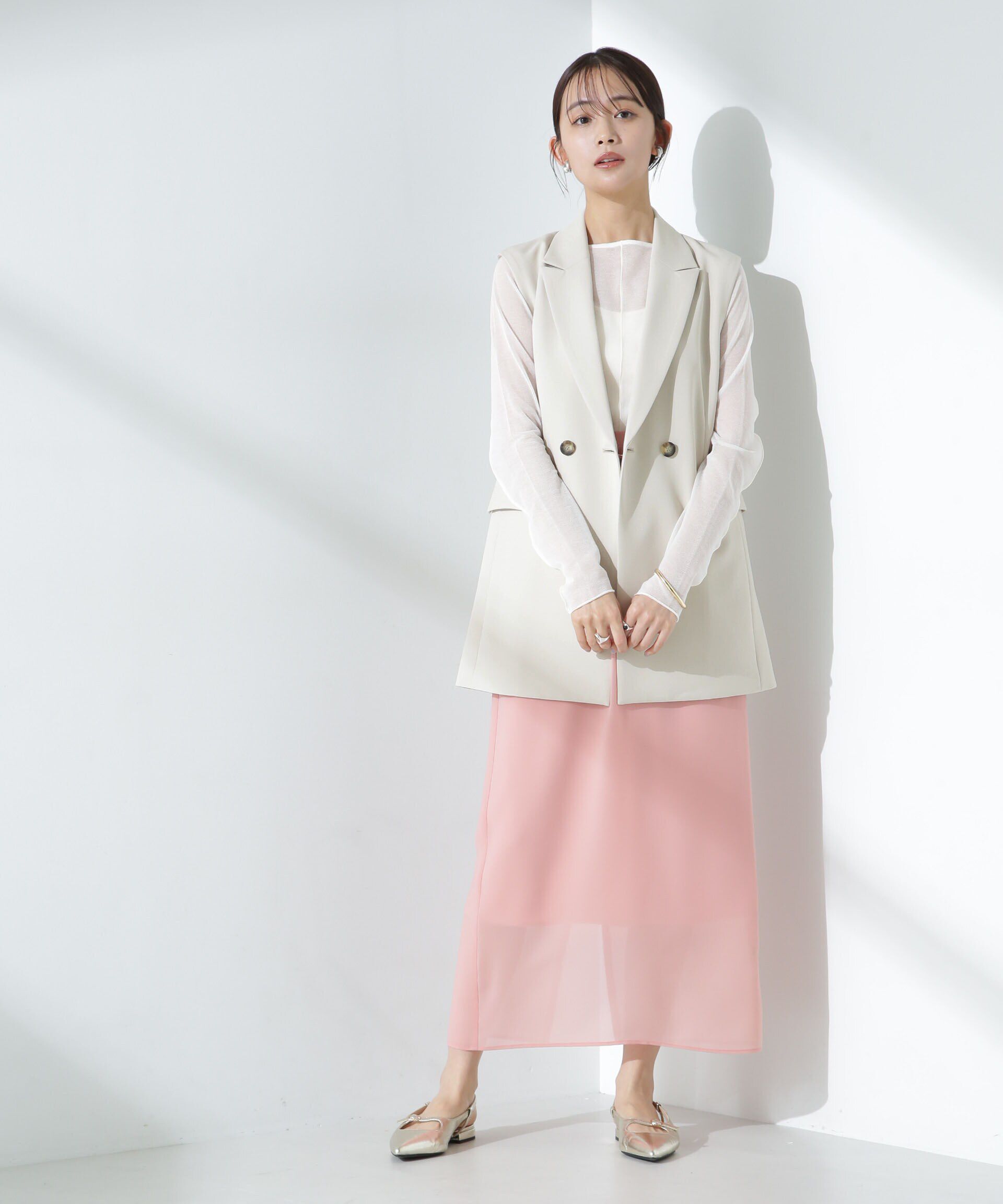 nano･universe「デイリーファンクション ダブルジレ(セットアップ可)」|テーラードジャケット|