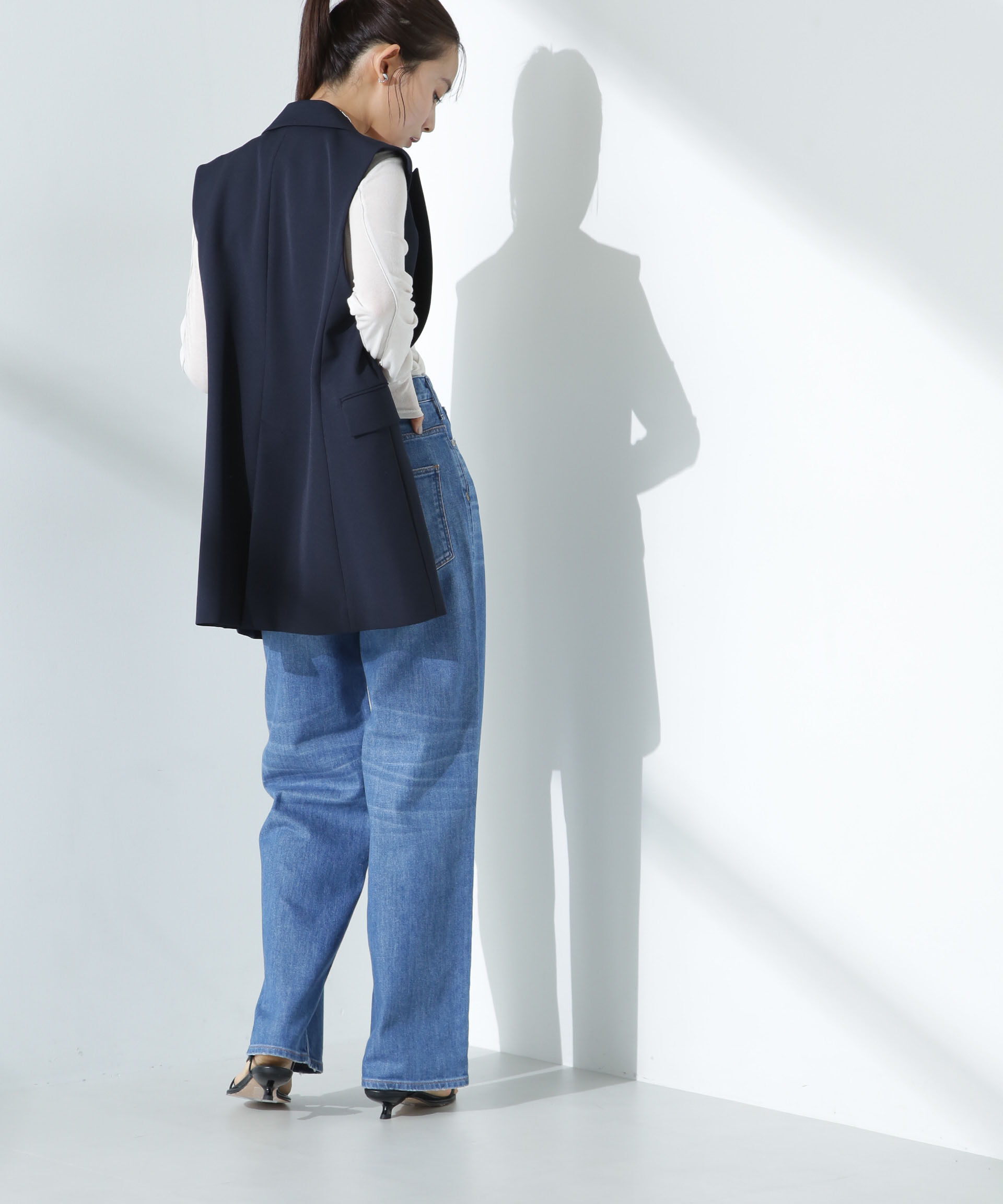 nano･universe「デイリーファンクション ダブルジレ(セットアップ可)」|テーラードジャケット|