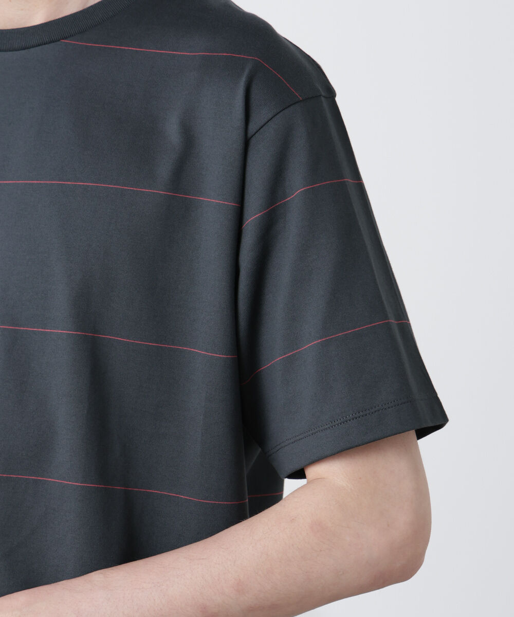 nano･universe「パネルボーダーTシャツ 半袖」|Tシャツ・カットソー|