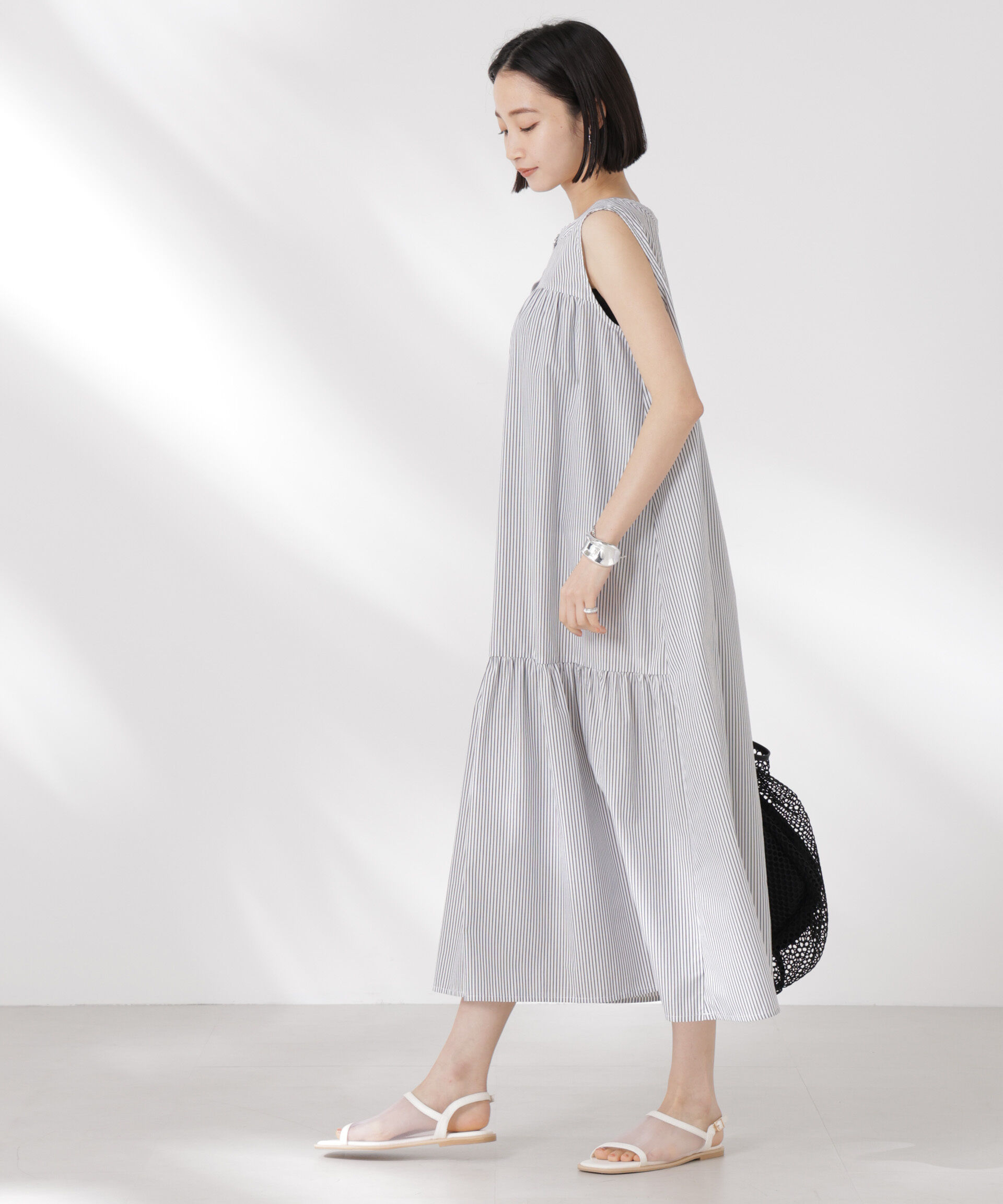 nano･universe「ヘンリーギャザー切り替えワンピース」|ワンピース|