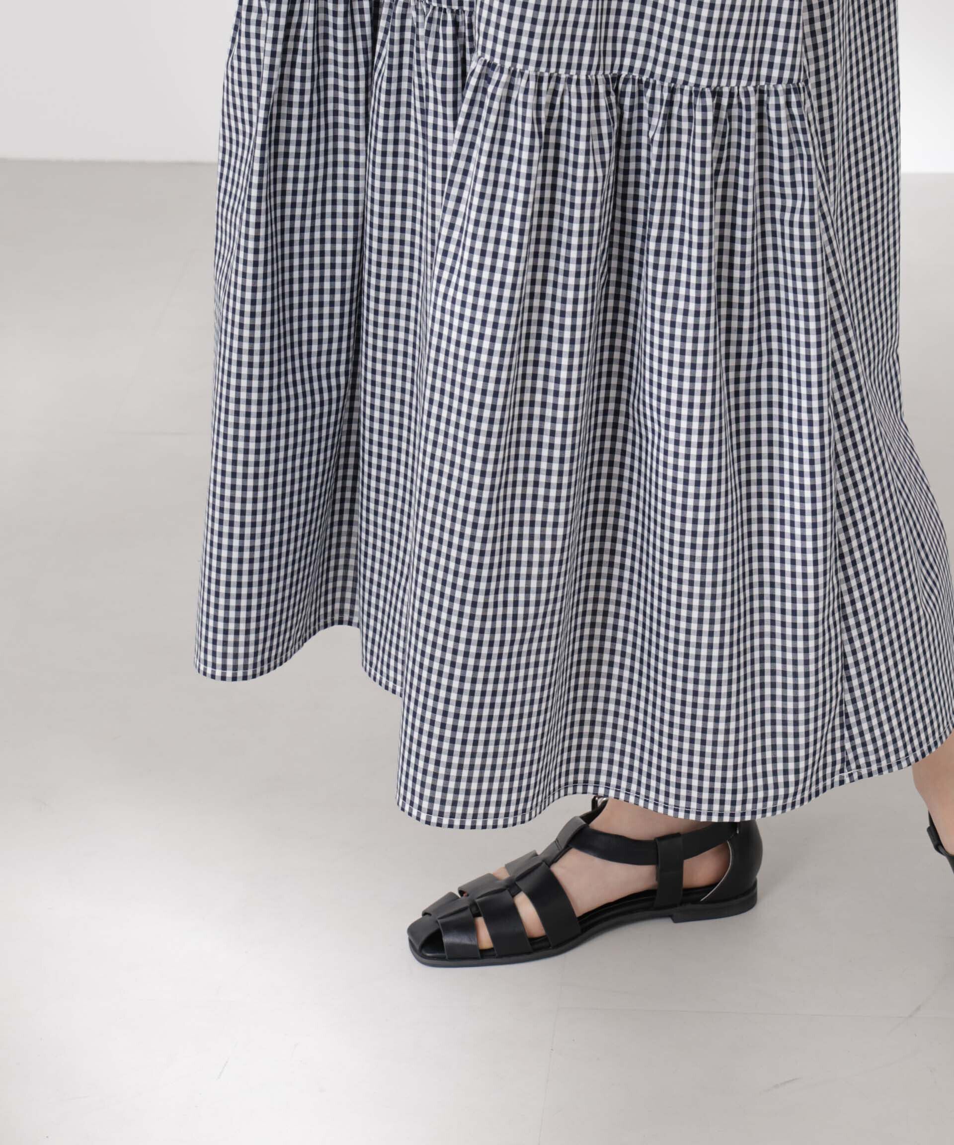 nano･universe「ヘンリーギャザー切り替えワンピース」|ワンピース|