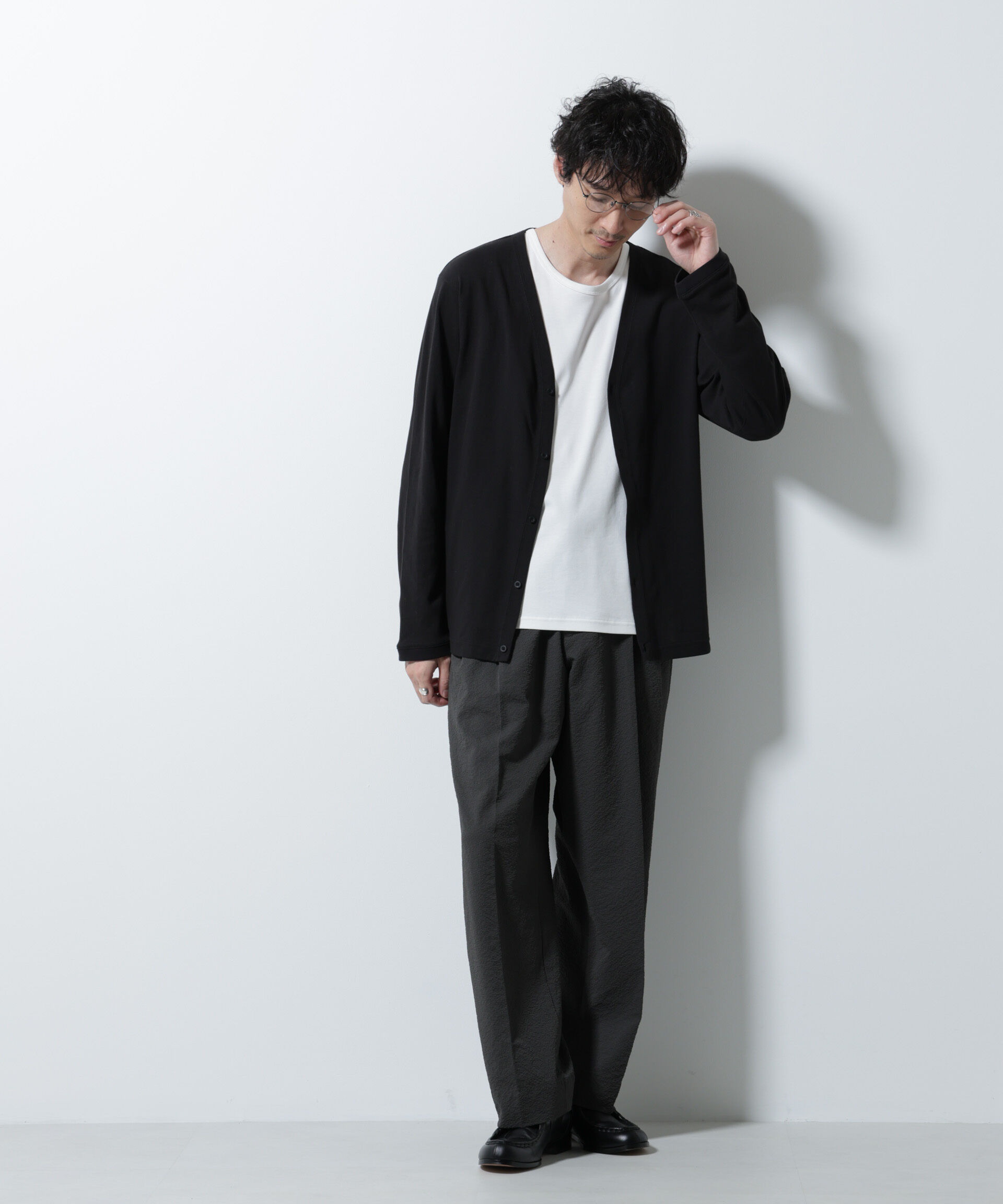 nano･universe「サッカータックイージーパンツ（セットアップ可）」|チノ|