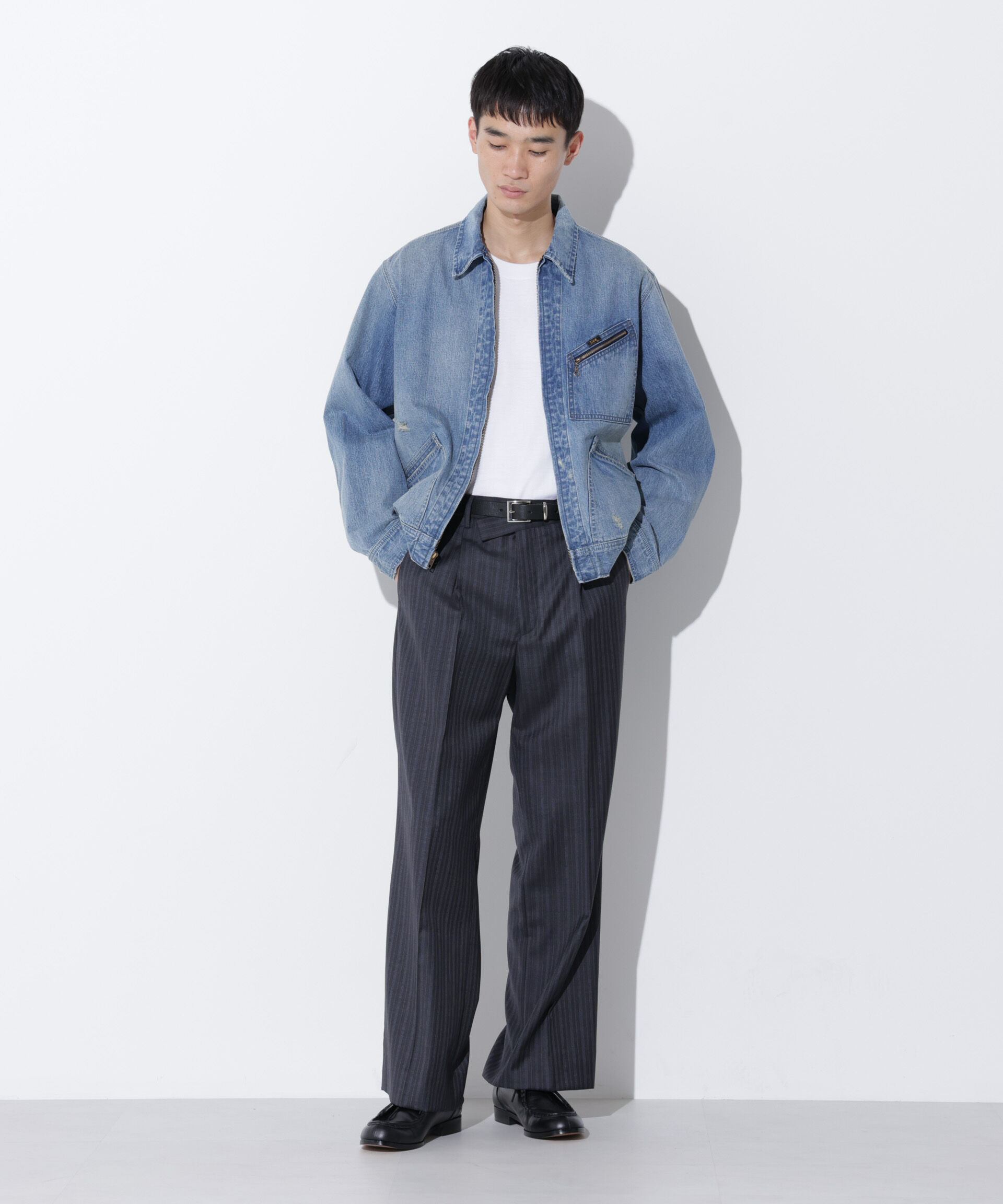 nano･universe「LEE/別注 91B ZIP-UPブルゾン」|ブルゾン・スタジャン|