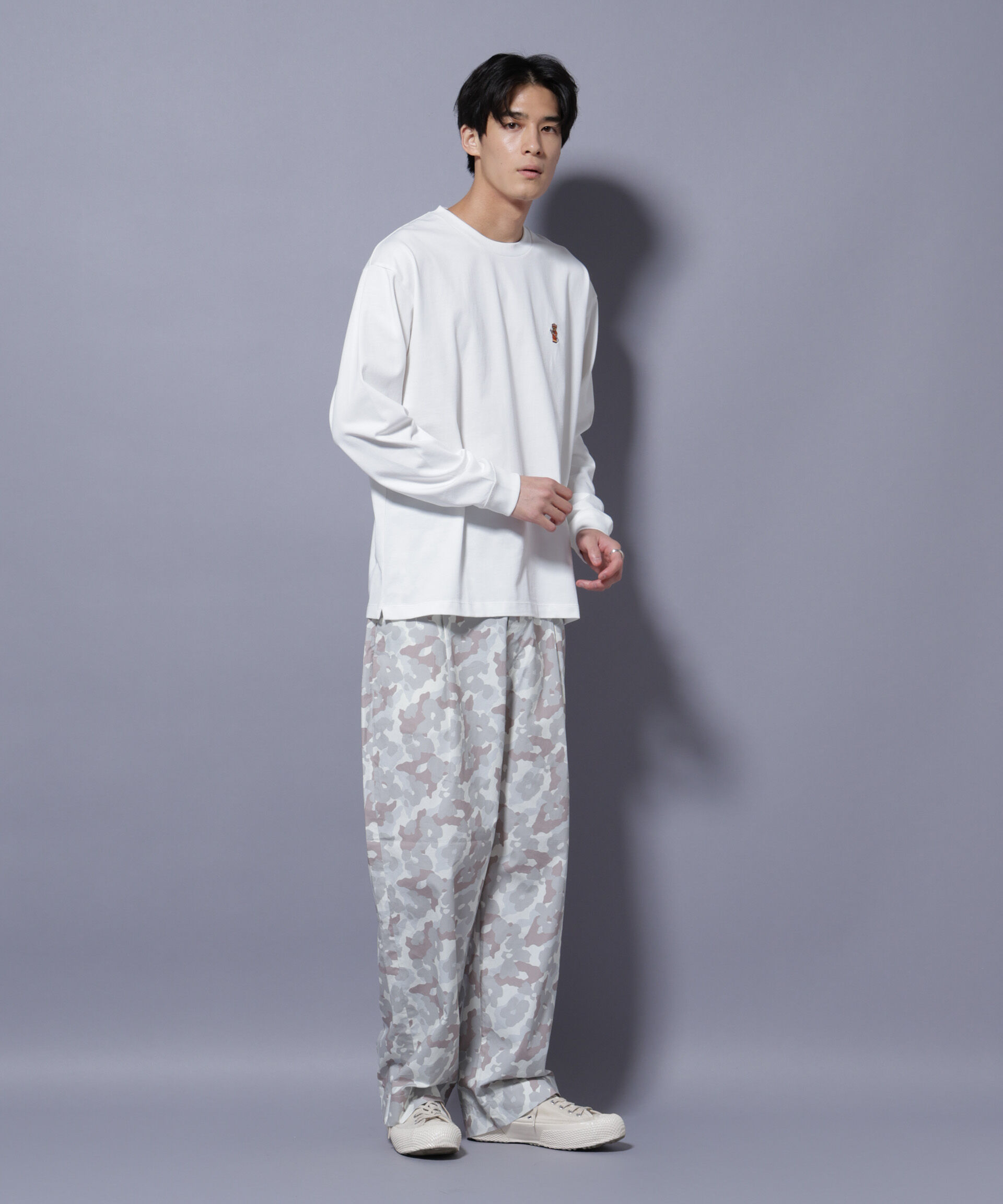 nano･universe「ナノベア Tシャツ 長袖 working」|Tシャツ・カットソー|