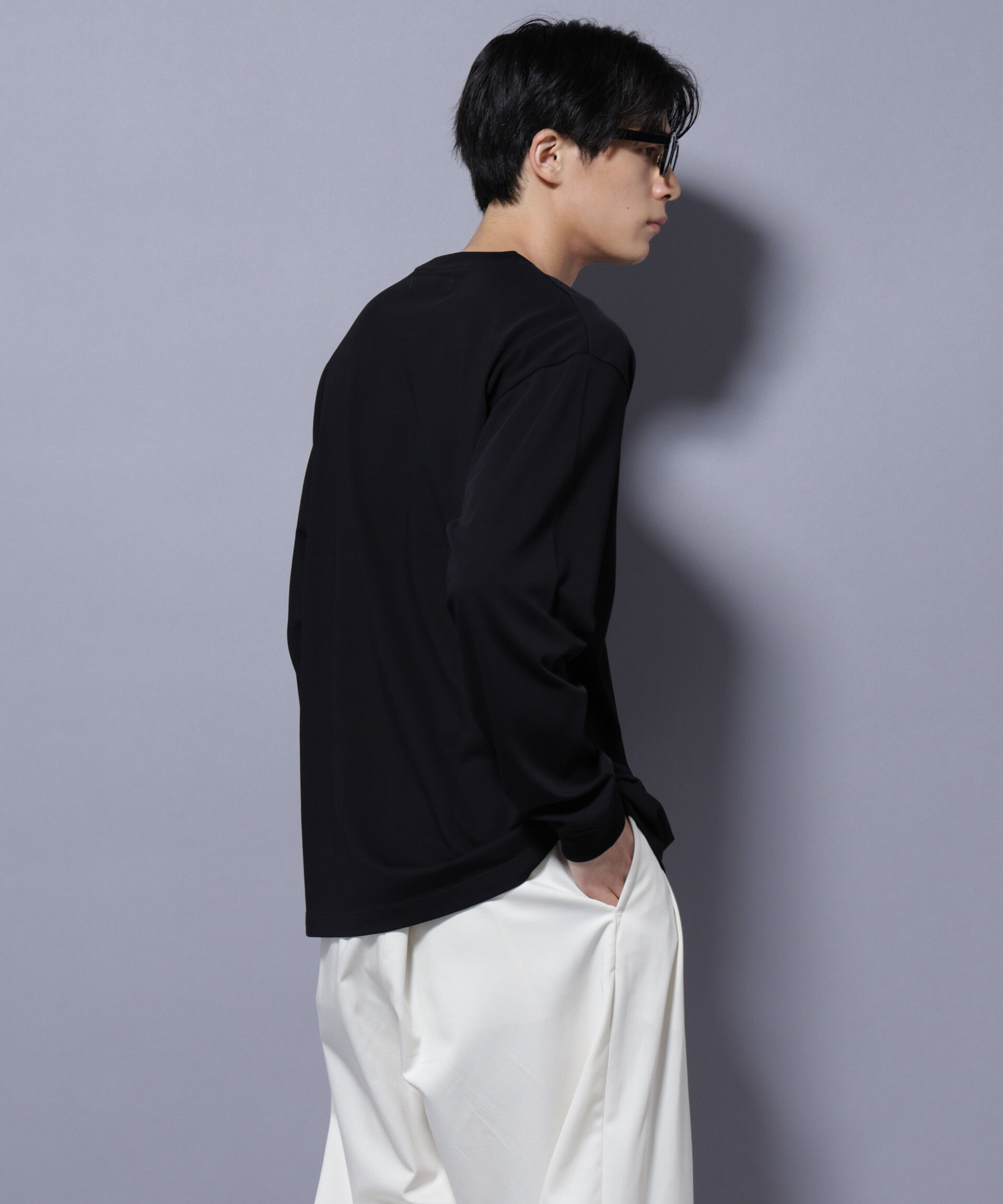 nano･universe「ナノベア Tシャツ 長袖 working」|Tシャツ・カットソー|