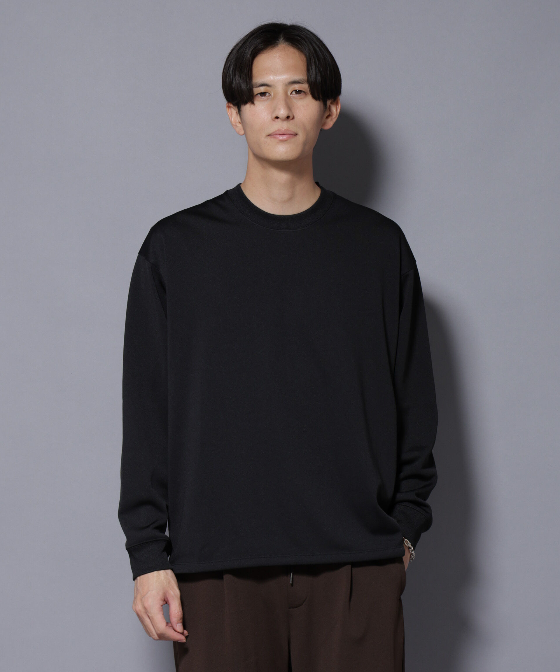 nano･universe「｢MC｣coveross(R)  フリースボンディングクルーネック」|Tシャツ・カットソー|