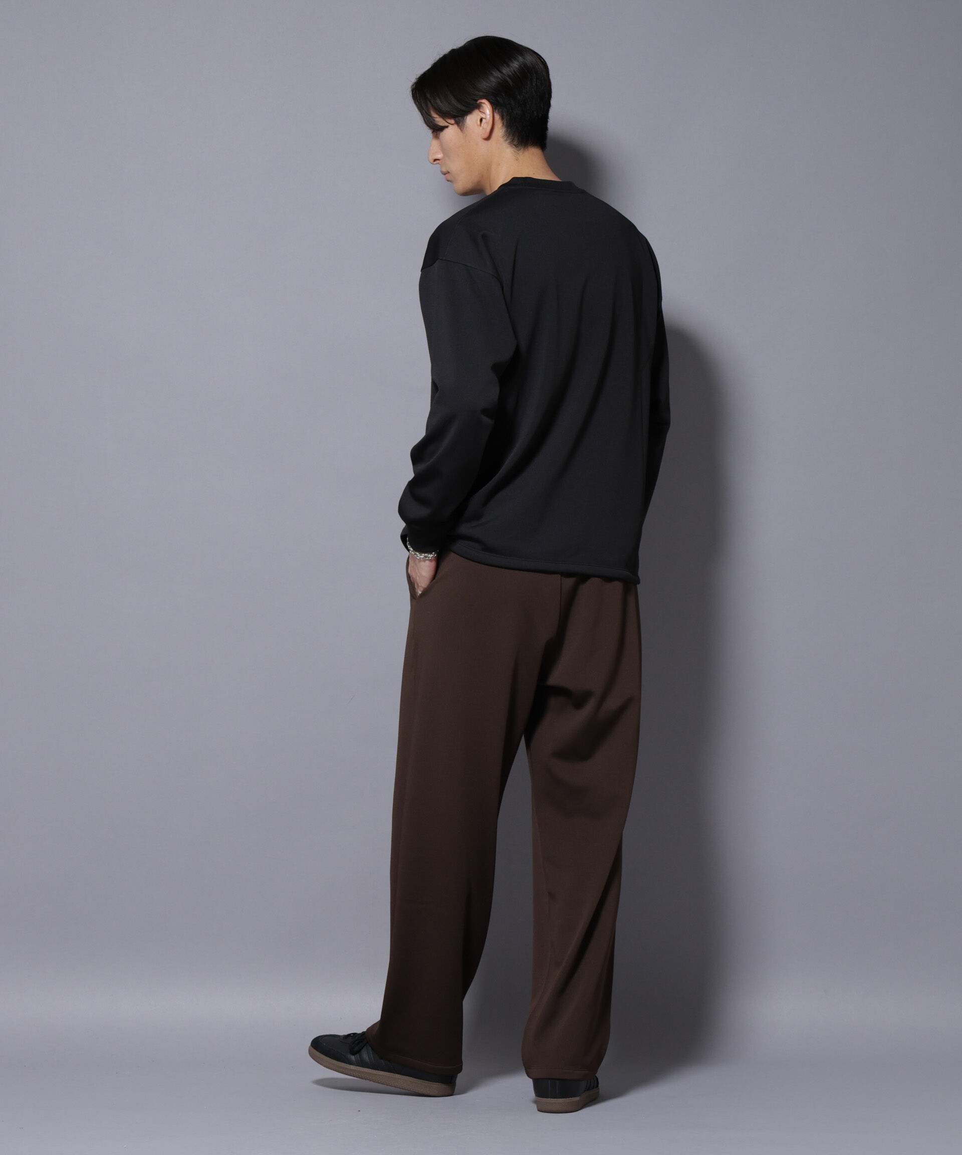 nano･universe「｢MC｣coveross(R)  フリースボンディングクルーネック」|Tシャツ・カットソー|