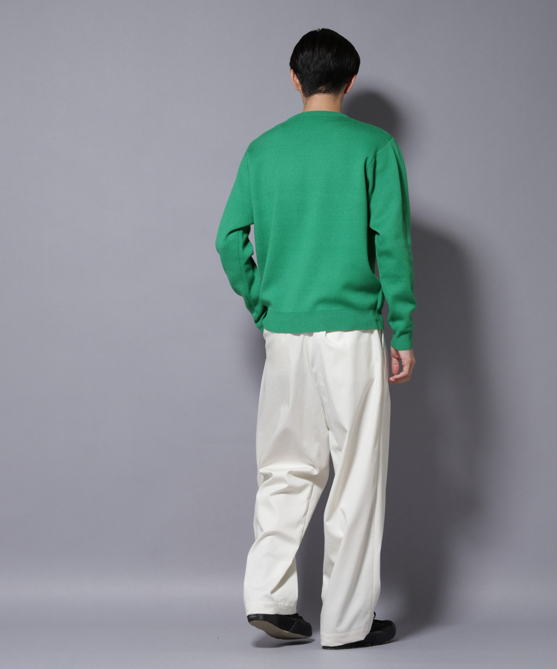 nano･universe「シルク混クルーネックニット」|ニット・セーター|