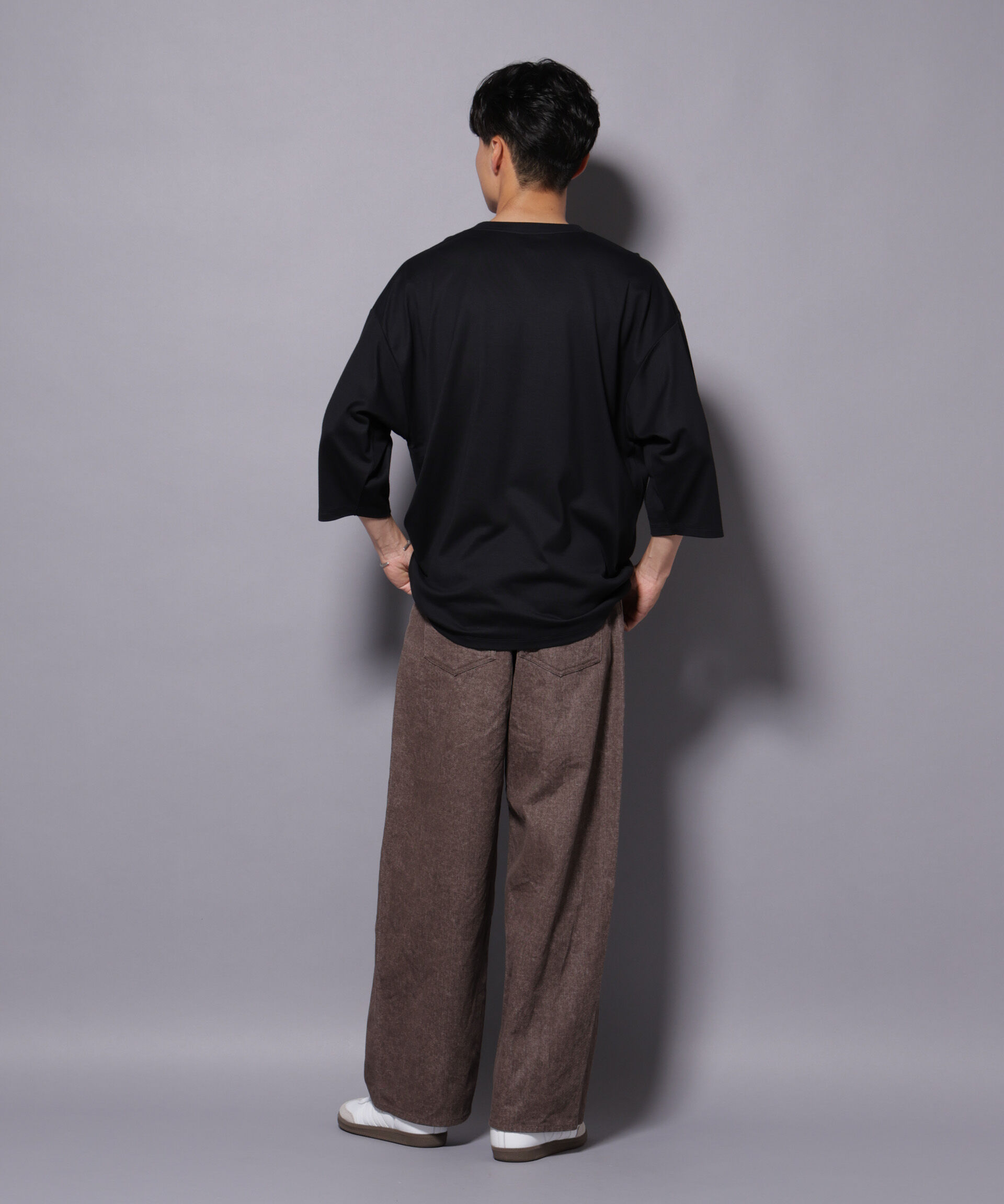 nano･universe「ピグメント 3Dパンツ」|チノ|