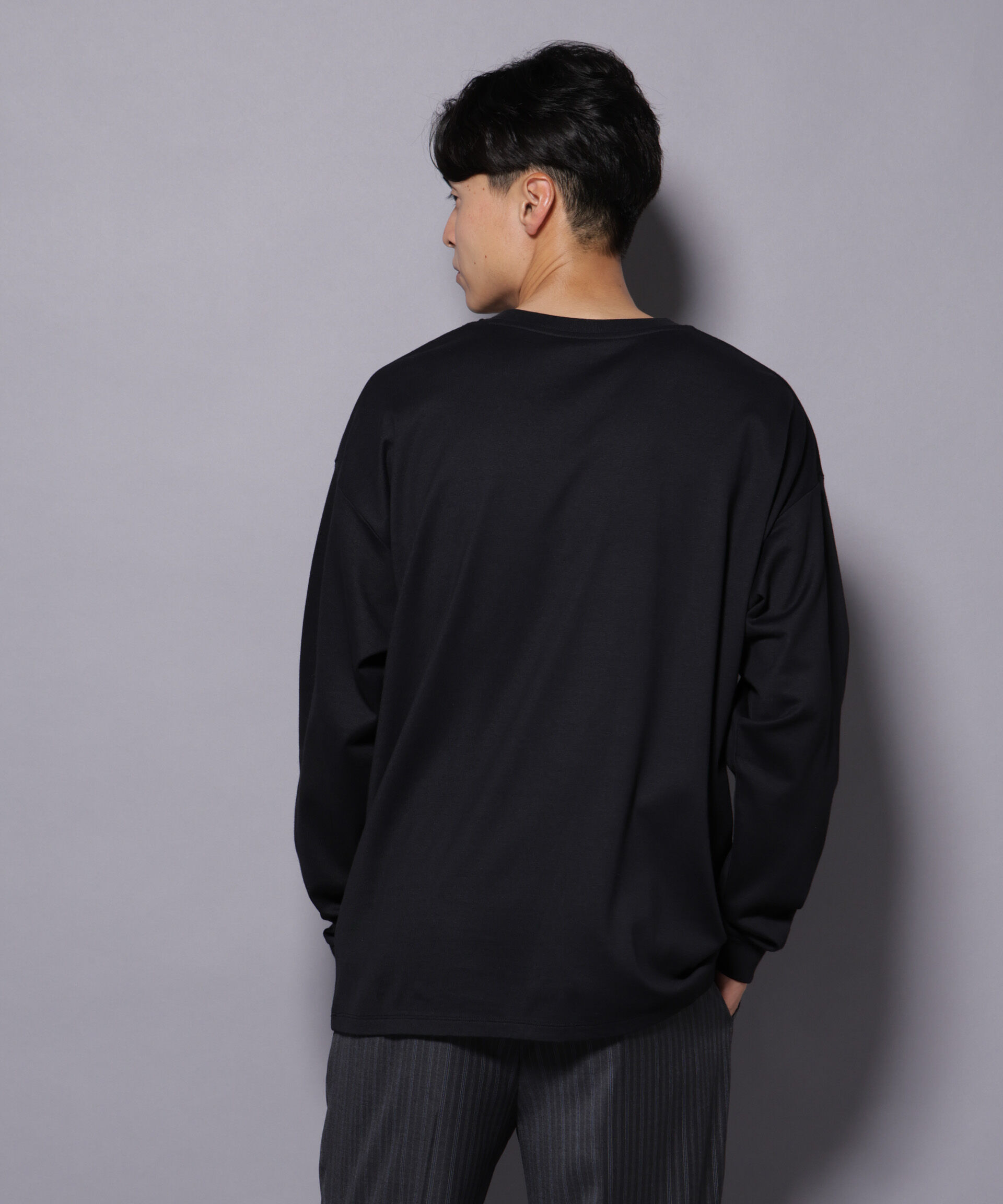 nano･universe「Anti Soaked(R)  汗染み防止 クルーネック ビッグシルエット Tシャツ」|Tシャツ・カットソー|