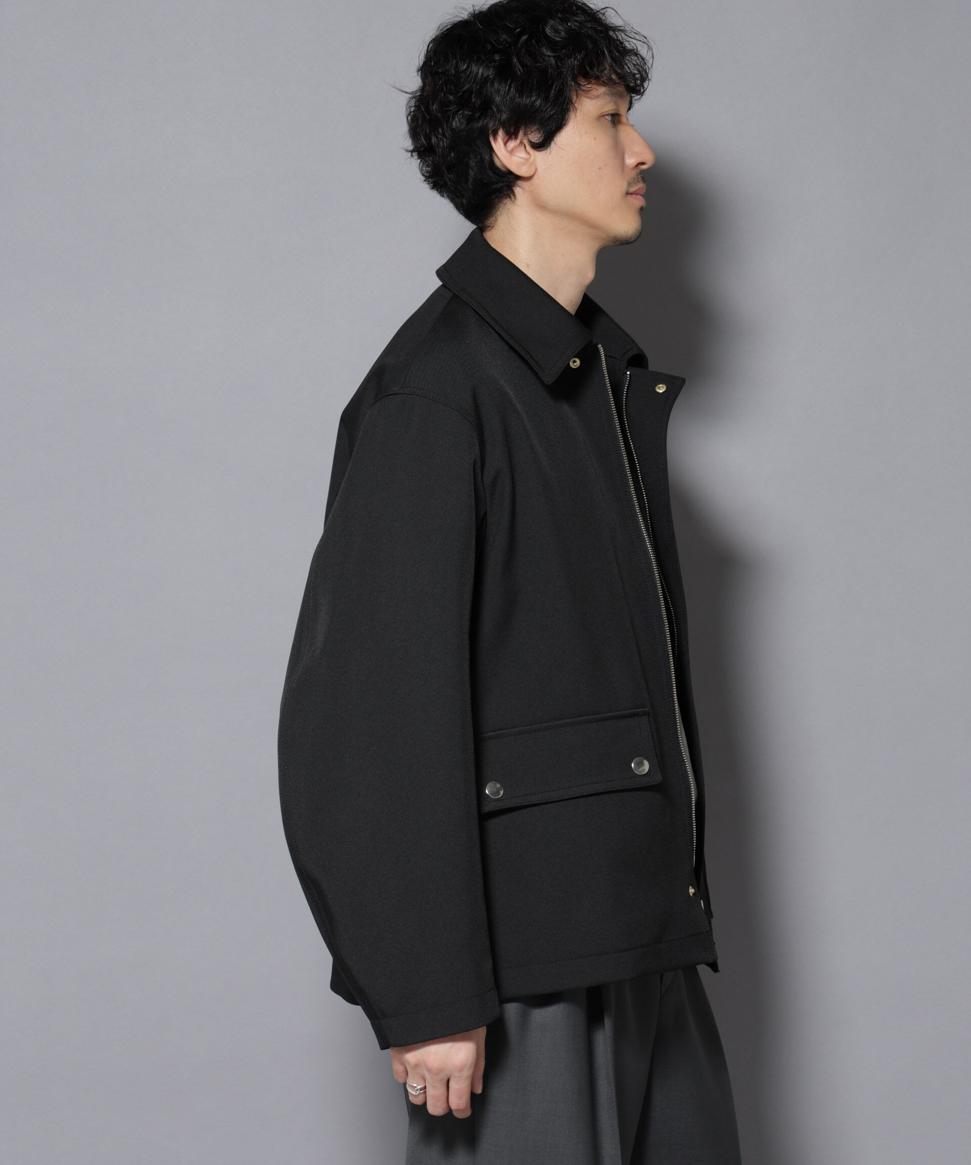 nano･universe「メタルギアボンディングFUSIONSYSTEMカーコート」|ブルゾン・スタジャン|