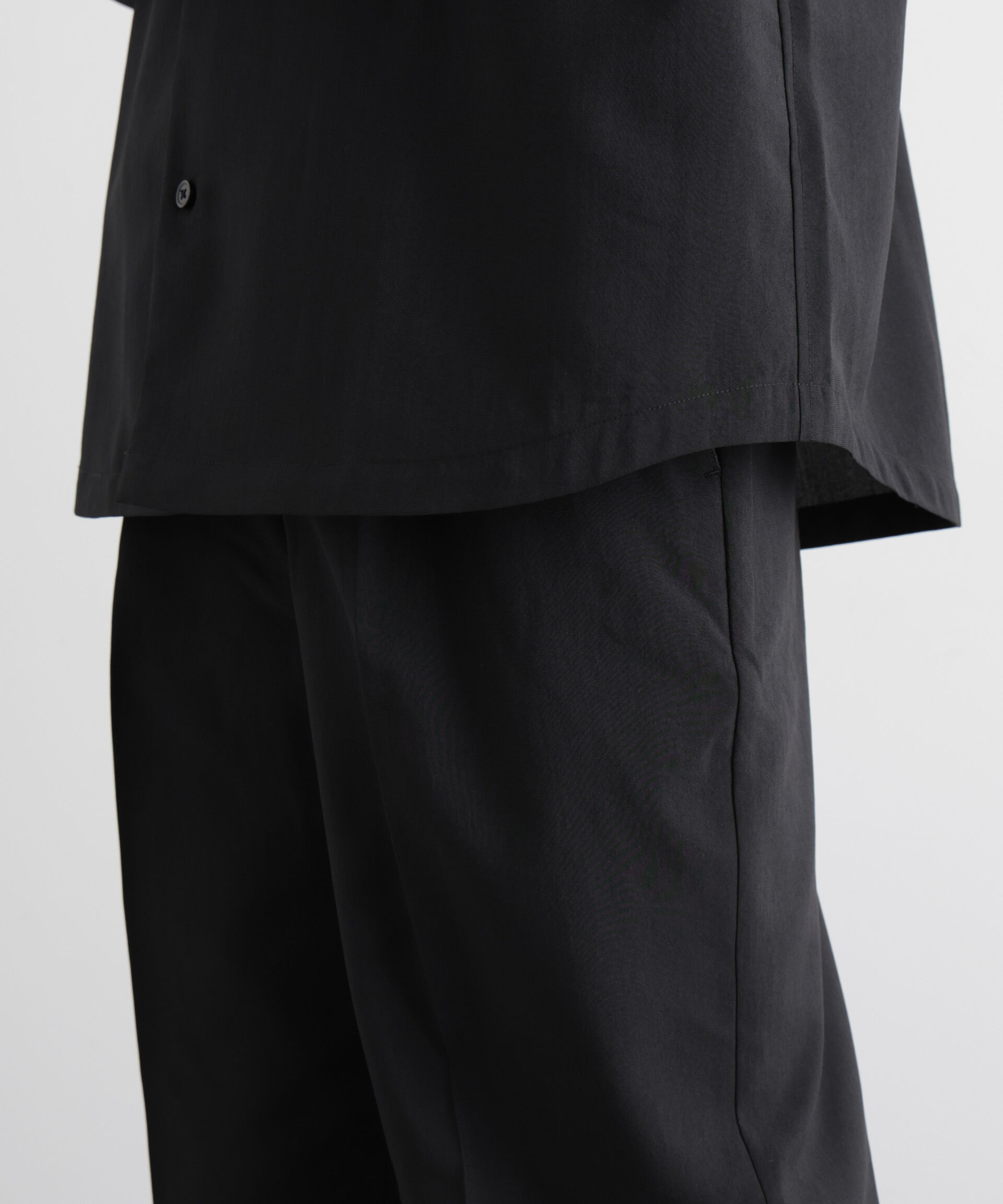 nano･universe「セオアルファ オープンカラーシャツ 長袖」|シャツ・ブラウス|