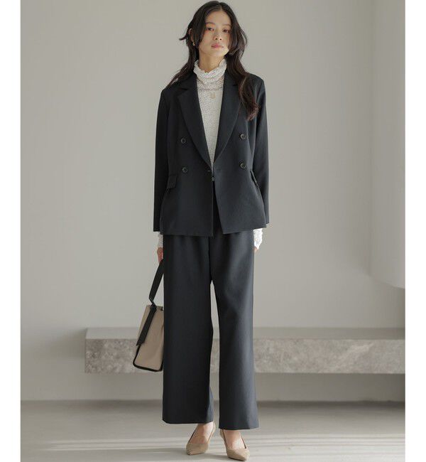 組曲「【WEB限定】フラワーチュールタートルネック カットソー」|Tシャツ・カットソー|