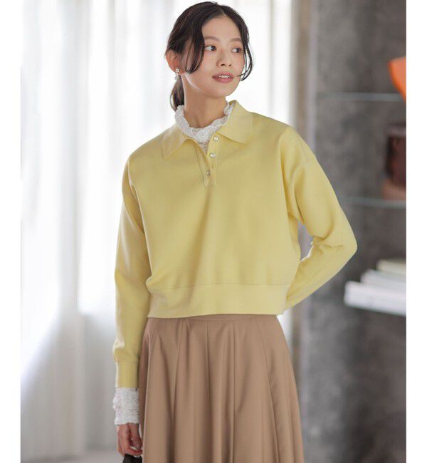 組曲「【WEB限定】フラワーチュールタートルネック カットソー」|Tシャツ・カットソー|