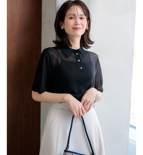 組曲「シアーポロ ニット」|ニット・セーター|