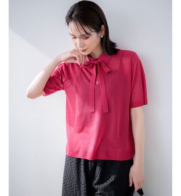 組曲「シアーポロ ニット」|ニット・セーター|