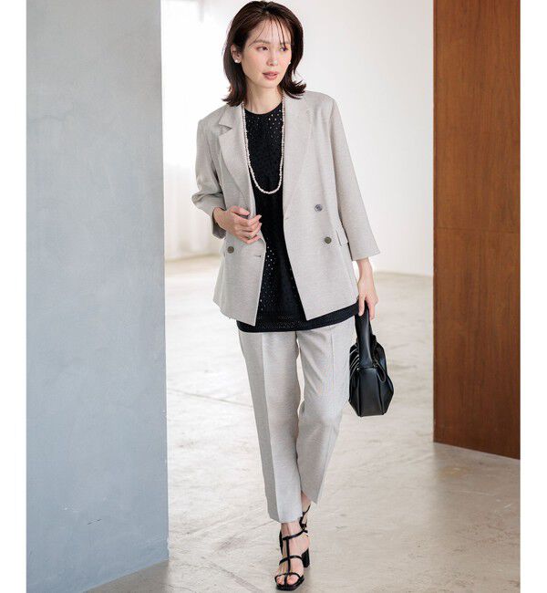 組曲「ライトリネンライクテーパード パンツ」|その他|