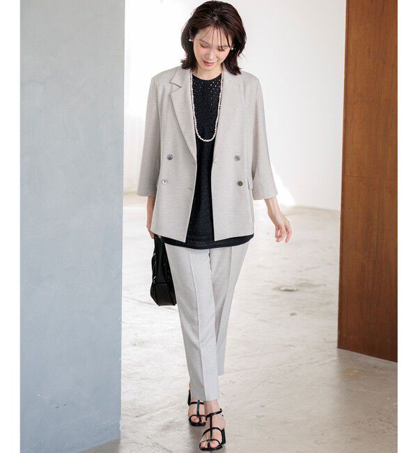 組曲「ライトリネンライクテーパード パンツ」|その他|