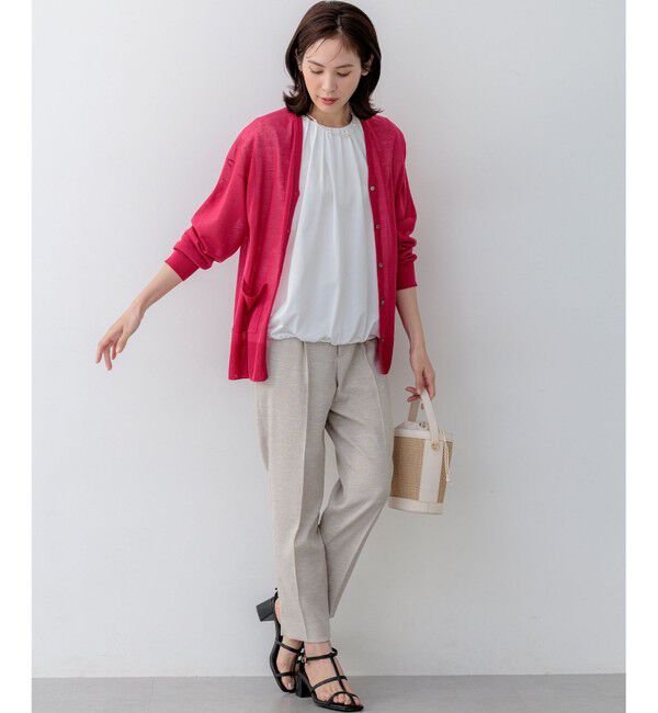 組曲「ライトリネンライクテーパード パンツ」|その他|