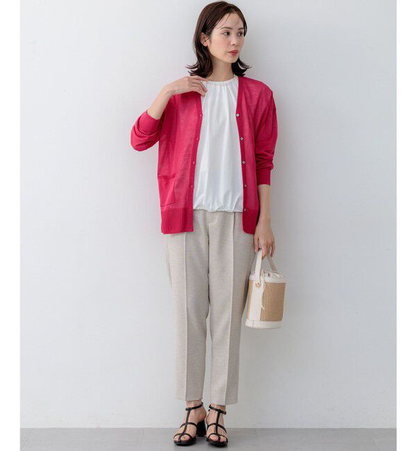 組曲「ライトリネンライクテーパード パンツ」|その他|